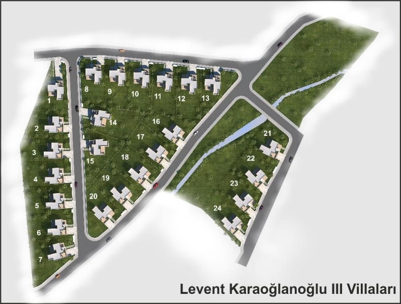 site plan – North Cyprus Estate Agents